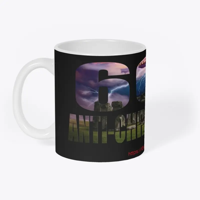 666 Anti-Christ Warning Mug